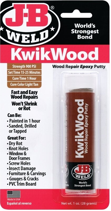 JB KWIKWOOD EPOXY PUTTY 28G