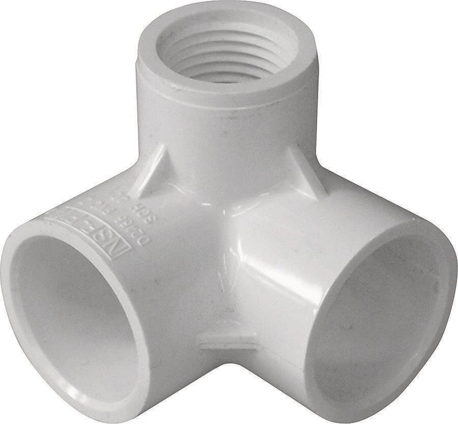 3/4" PVC 90 W 1/2" FIP OUTLET