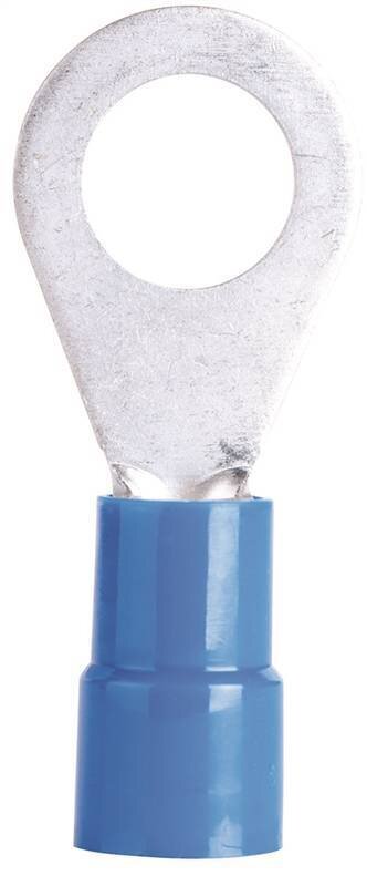 RING TERMINAL BLUE 16-14AWG 4-6 STUD