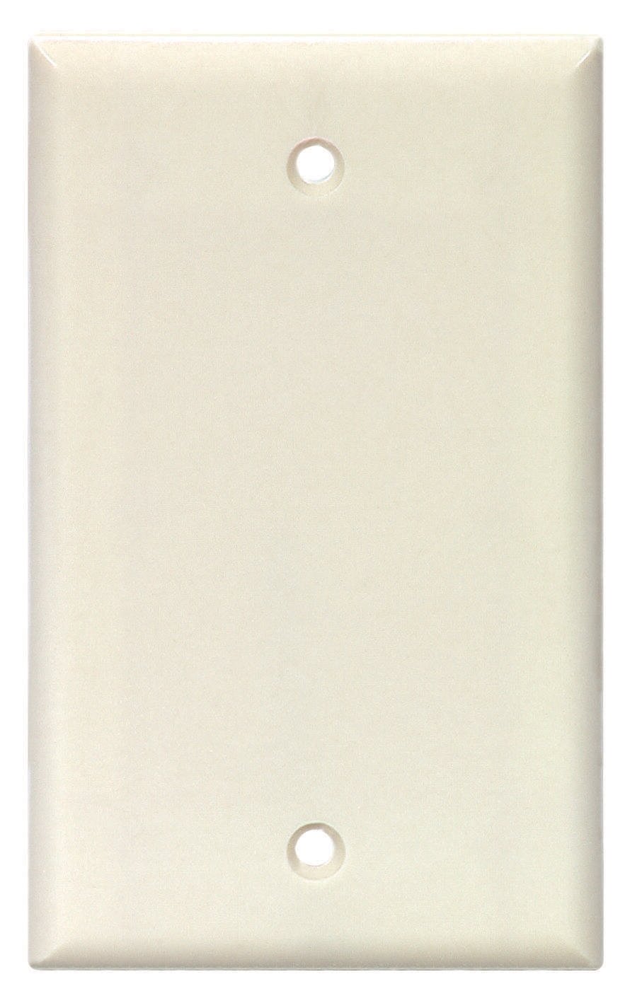 SINGLE BLANK PLATE WHITE