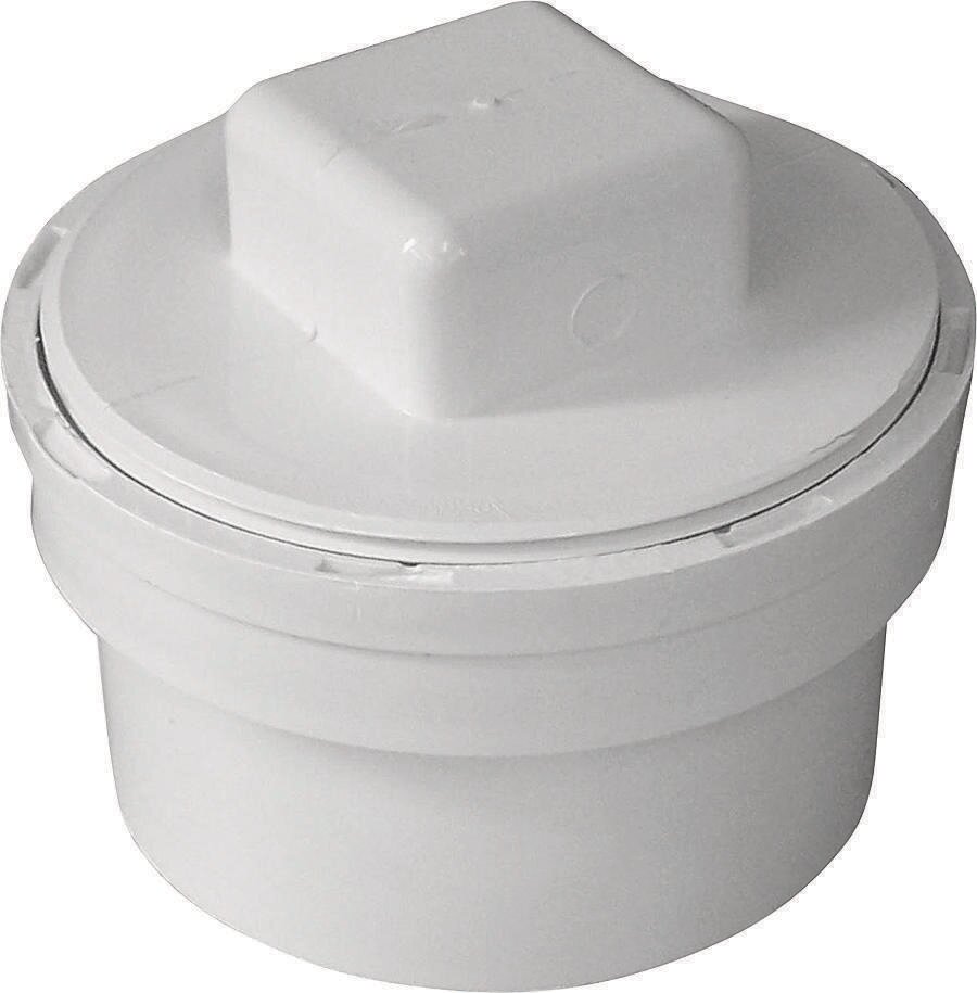 4" PVC C/O WITH PLUG COMBO