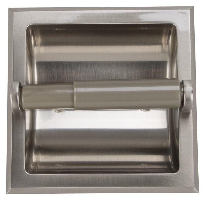 BOSTON HARBOR NICKLE RECESSED PAPER HOLDER