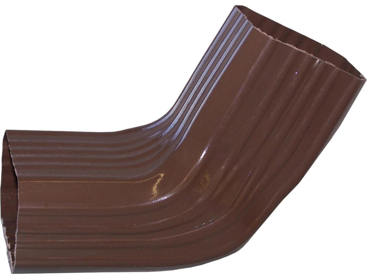 2" X 3" Type A to B Downspout Elbow Brown