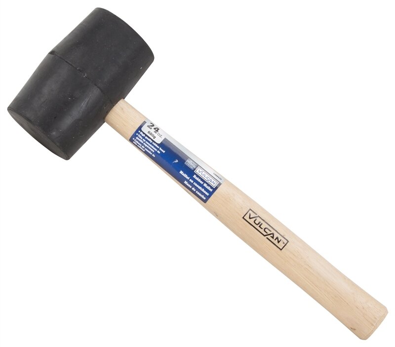 BLACK RUBBER MALLET 24OZ MINTCRAFT