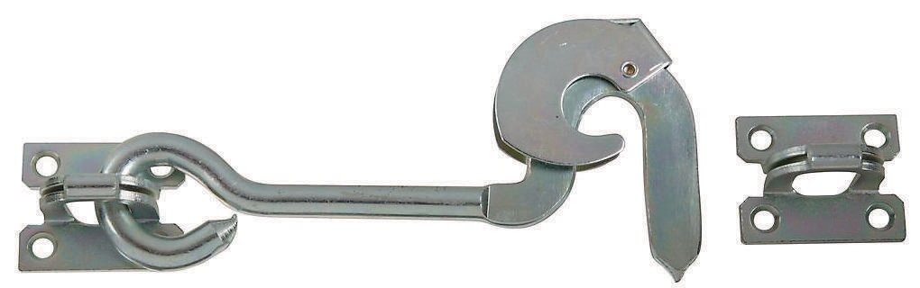 8" GATE LATCH W ANIMAL SAFETY HOOK
