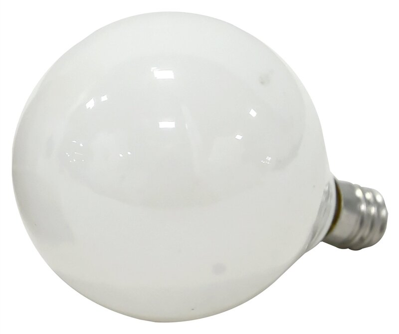 40W WHITE GLOBE BULBS