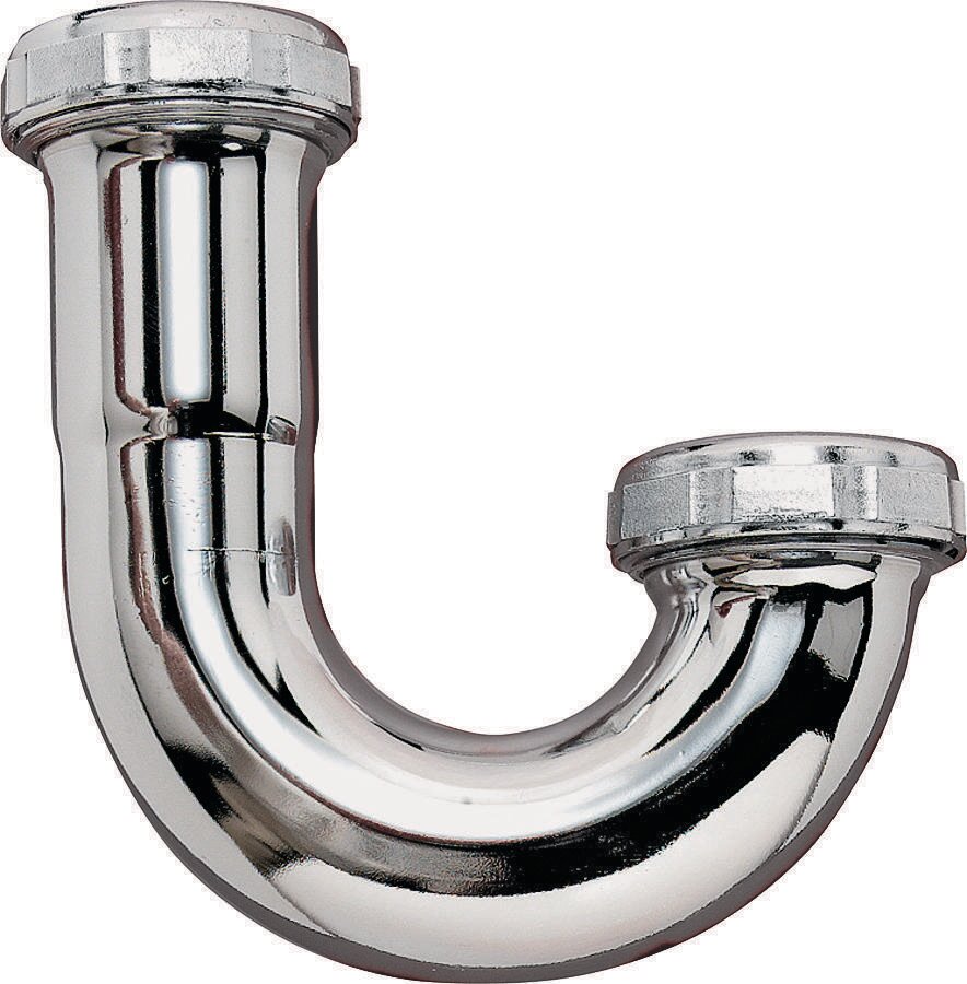 1-1/4" Slip Joint J Bend Chrome