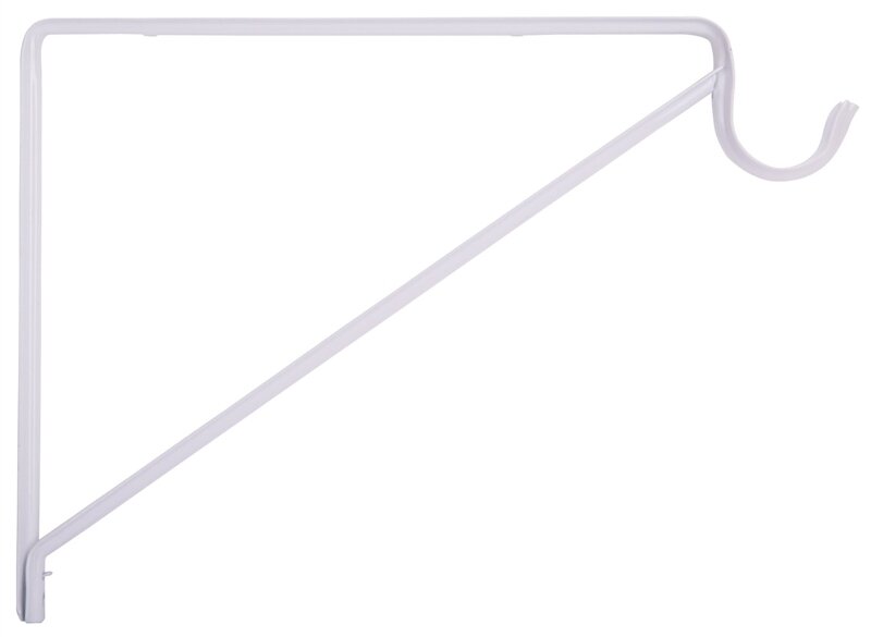SHELF/ROD SUPPORT WHITE