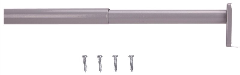 CLOSET ROD SILVER 18"-30"