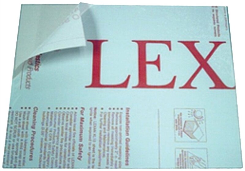 LEXAN 32"X44"X1/8" CLEAR LEXAN SHEET