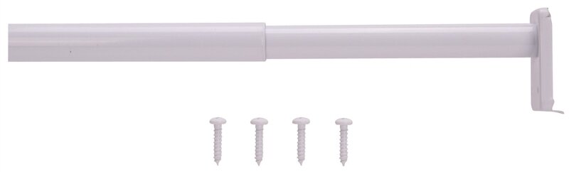 CLOSET ROD WHITE 30"-48"