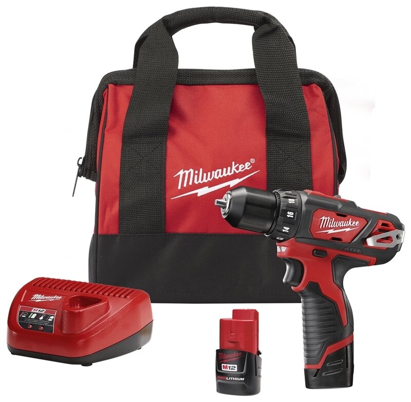 MILWAUKEE M12 3/8" DRIVER +