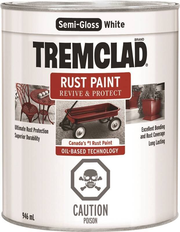 TREMCLAD WHITE SEMI-GLOSS 946ML