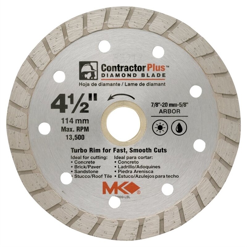 MK 4 1/2" CONTRACTOR DIAMOND BLADE