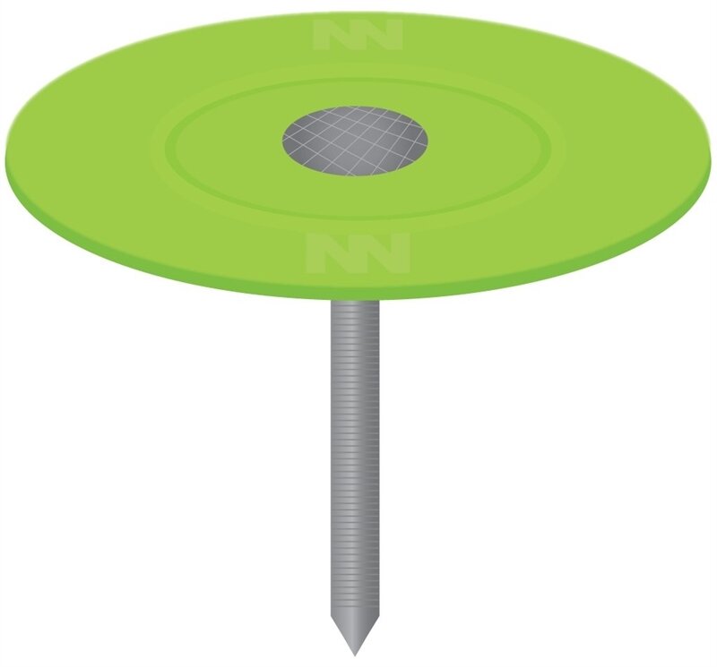 2 1/2" PLASTIC CAP NAILS 2000PC