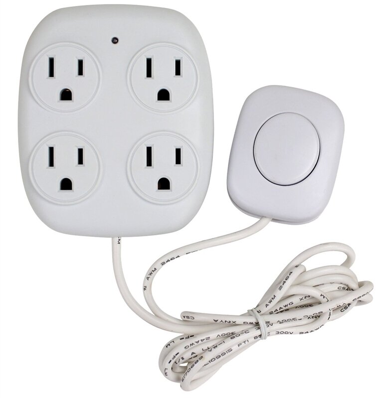 POWER TAP W/ REMOTE SWITCH 4-OUTLET