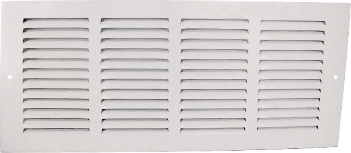 18X18 SIDEWALL GRILLE WHITE