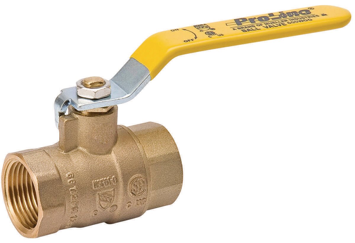 3/4" FIP BALL VALVE RED HANDLE