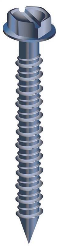 COBRATAP 1/4" X 2-1/4" CONCRETE SCREWS HEX HEAD