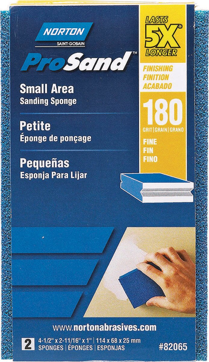 NORTON SANDING SPONGE 180GRIT SMALL