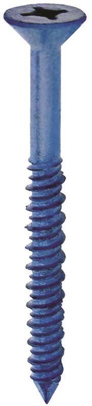 COBRATAP 3/16" X 2-1/4" CONCRETE SCREWS FLAT HEAD