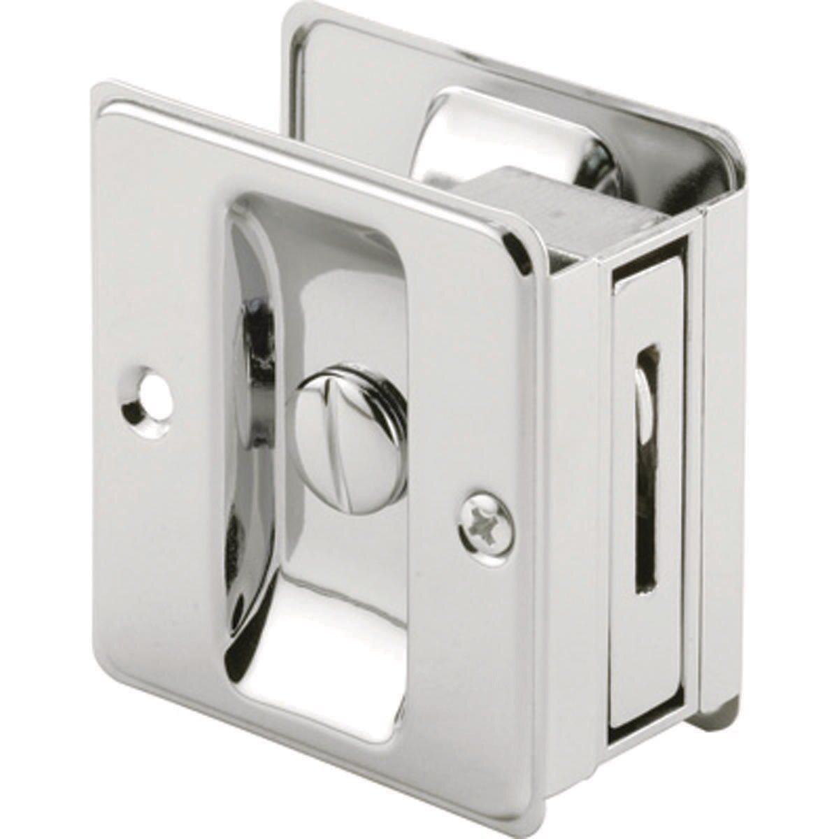 PLSHD CHRM PRIVACY SLIDING DOOR LOCK