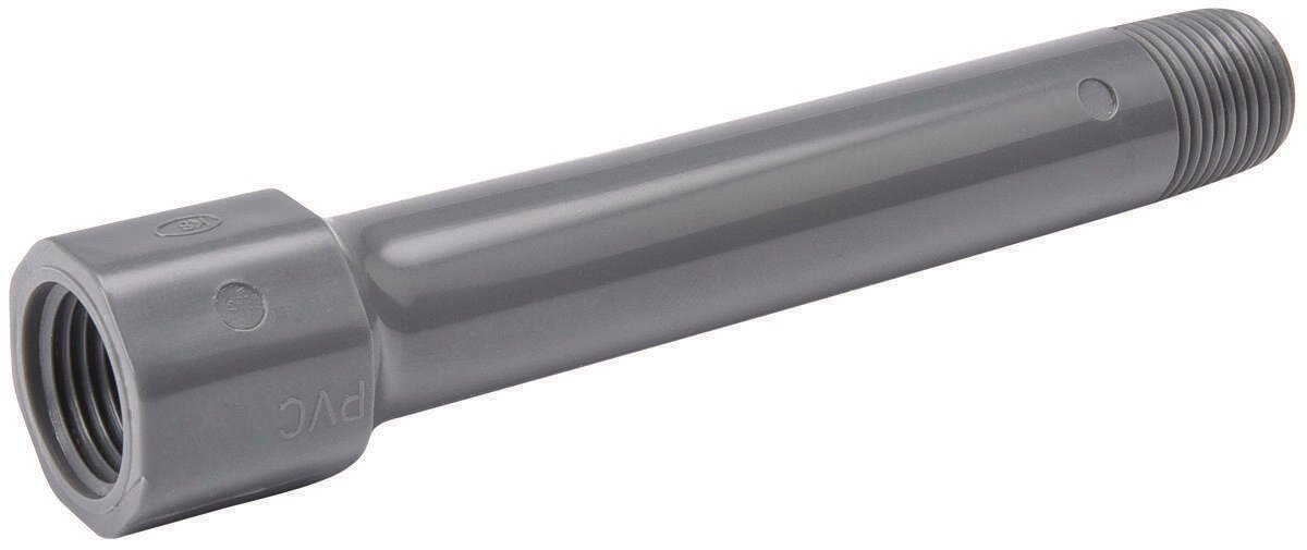 1/2" X 6" PVC Nipple Male X Female