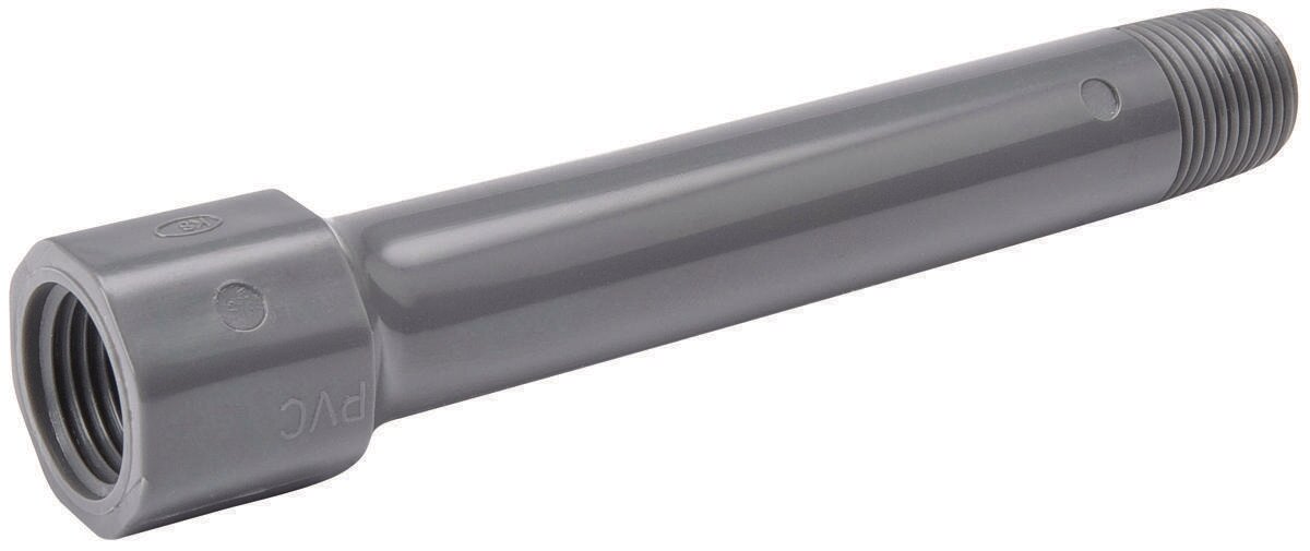 1/2" X 8" PVC Nipple Male X Female