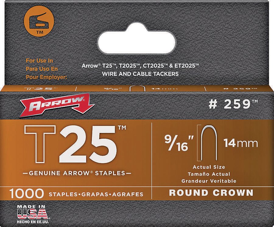 9/16 T25 STAPLES