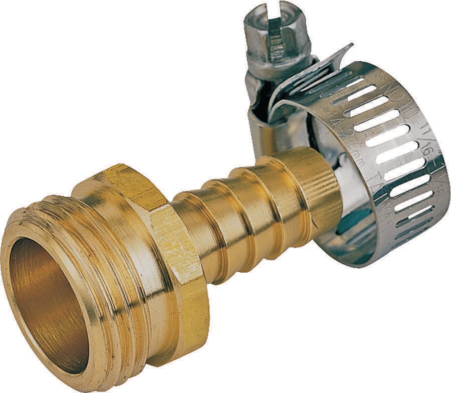 1/2" BRASS MALE COUPLING