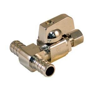 1/2" PEX INLINE STOP X 1/4" COMP