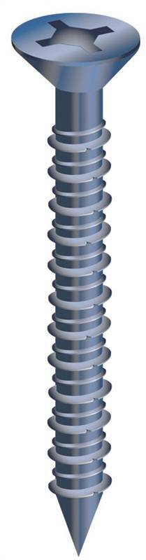 COBRATAP 1/4" X 1-3/4" CONCRETE SCREWS FLAT HEAD