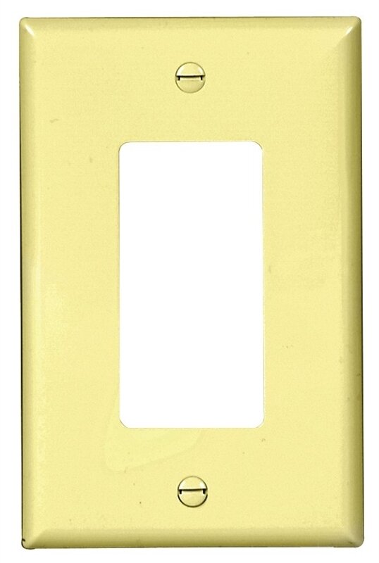 1G DECORA PLATE IVORY MEDIUM
