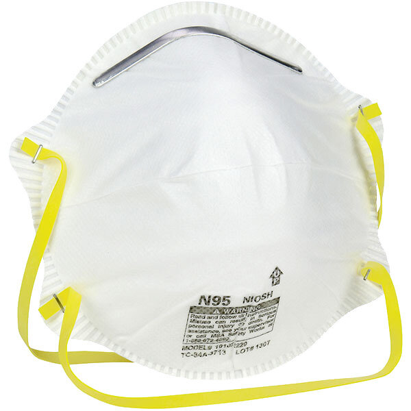 SAFETYWORKS N95 RESPIRATORS 20PK