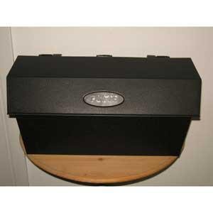 MAILBOX PLASTIC BLACK