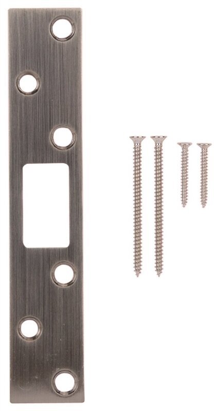 STRIKE PLATE SATIN NICKEL 1 1/8" X 6"