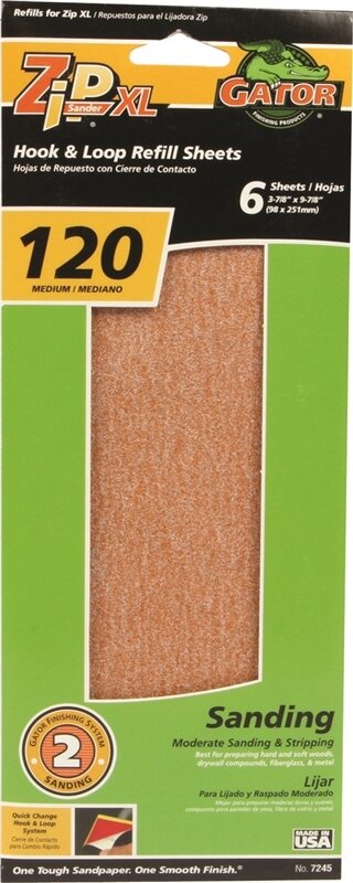 GATOR HOOK & LOOP REFILL 120 GRIT