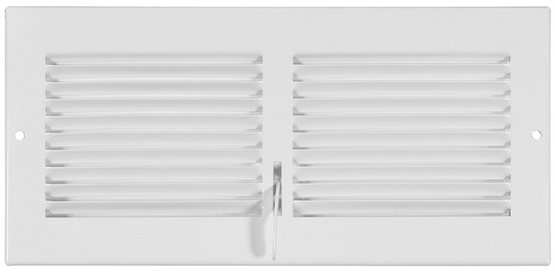 6" X 10" Sidewall Grille White