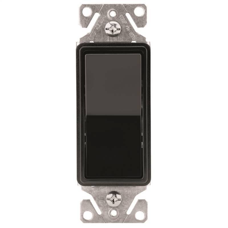 DECORA SWITCH BLACK 15A