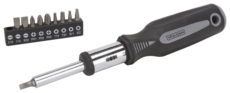 VULCAN RATCHET SCREWDRIVER 11PC