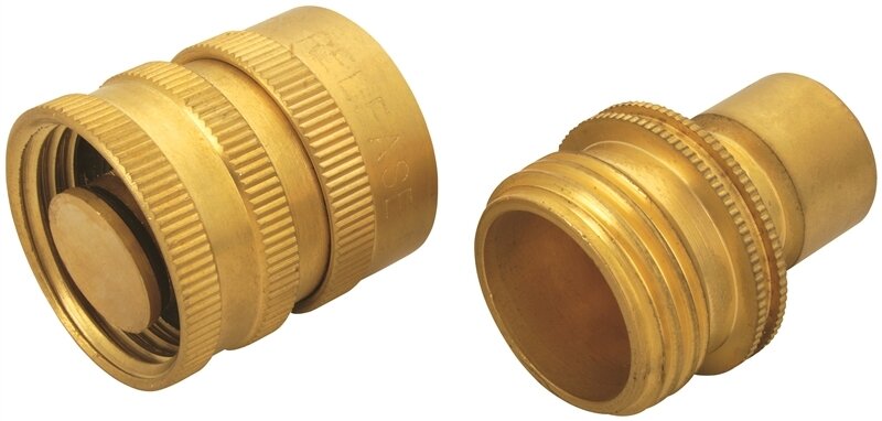 BRASS QUICK RELEASE HOSE CONNECT SET