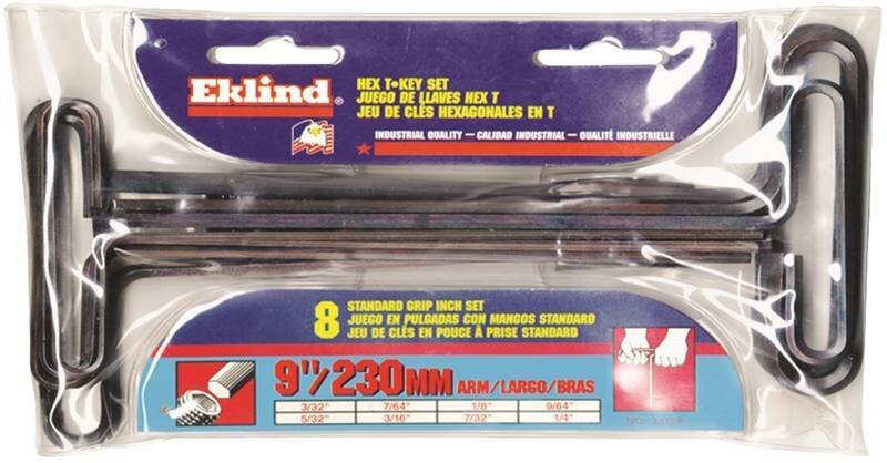 T HANDLE 8PC HEX KEY SET SAE