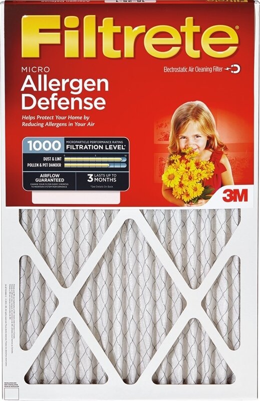 16X25X1 AIR FILTER 3M RED