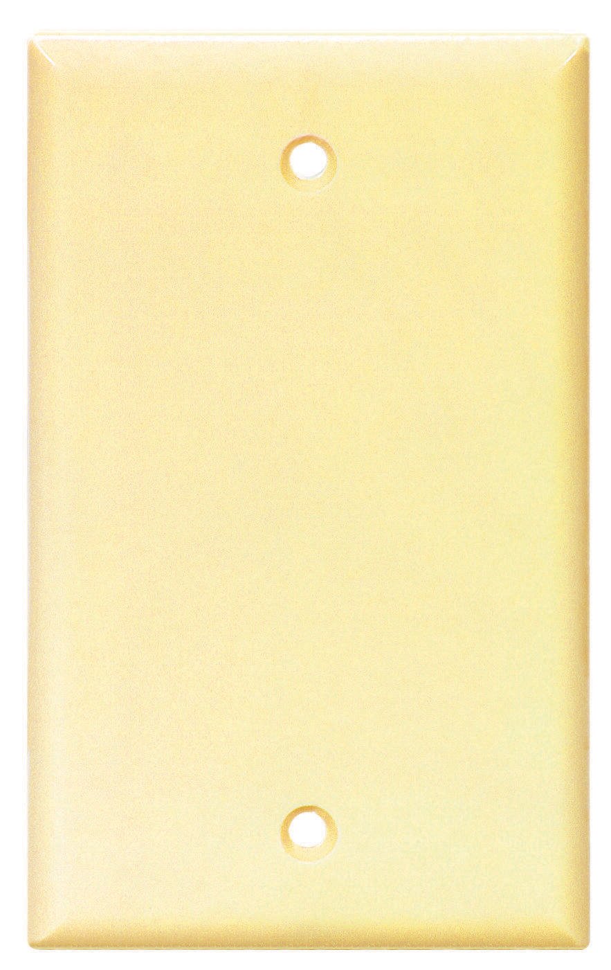 SINGLE BLANK PLATE IVORY