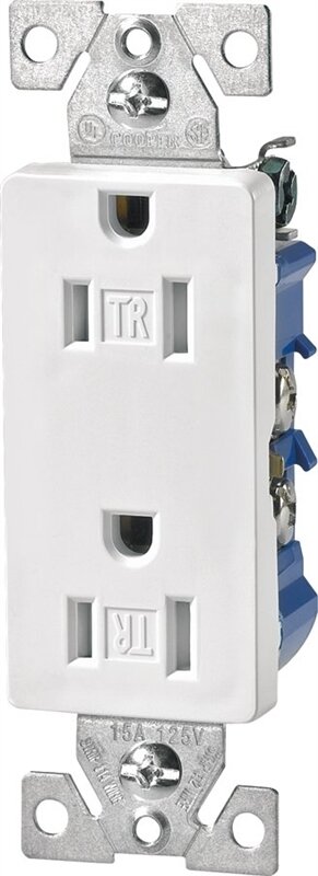 DECORA OUTLET TR WHITE 15A