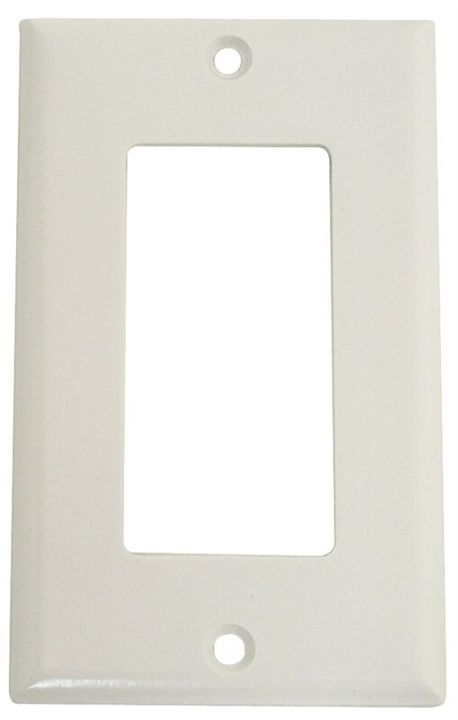 SINGLE DECORA PLATE WHITE