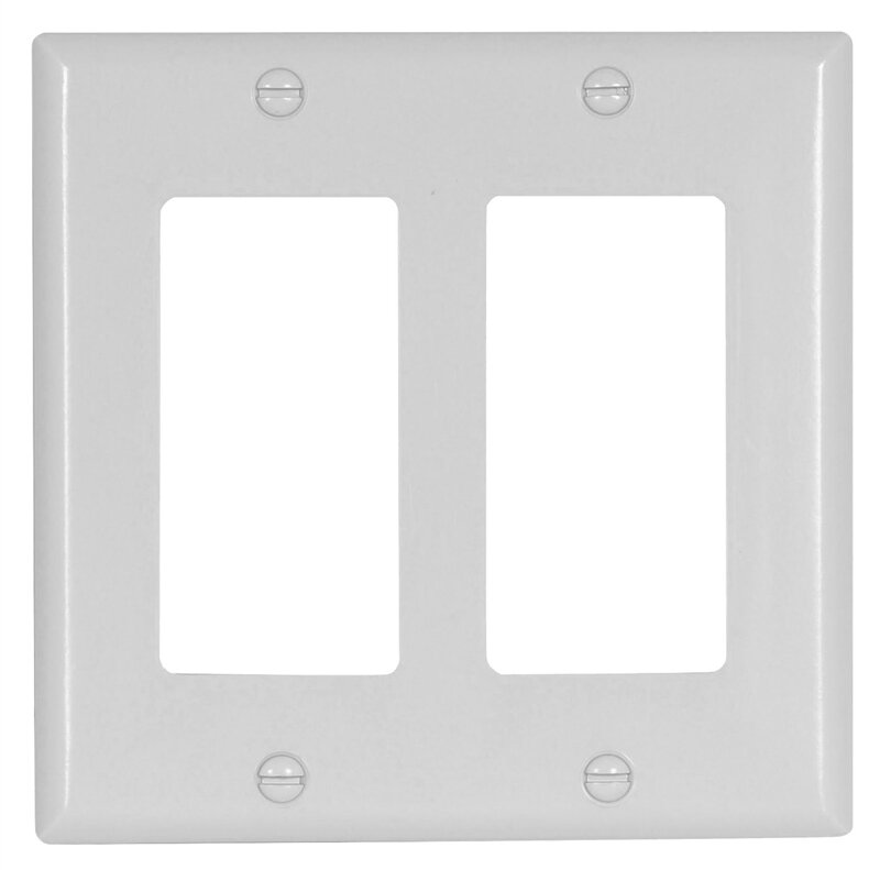 DOUBLE DECORA PLATE WHITE