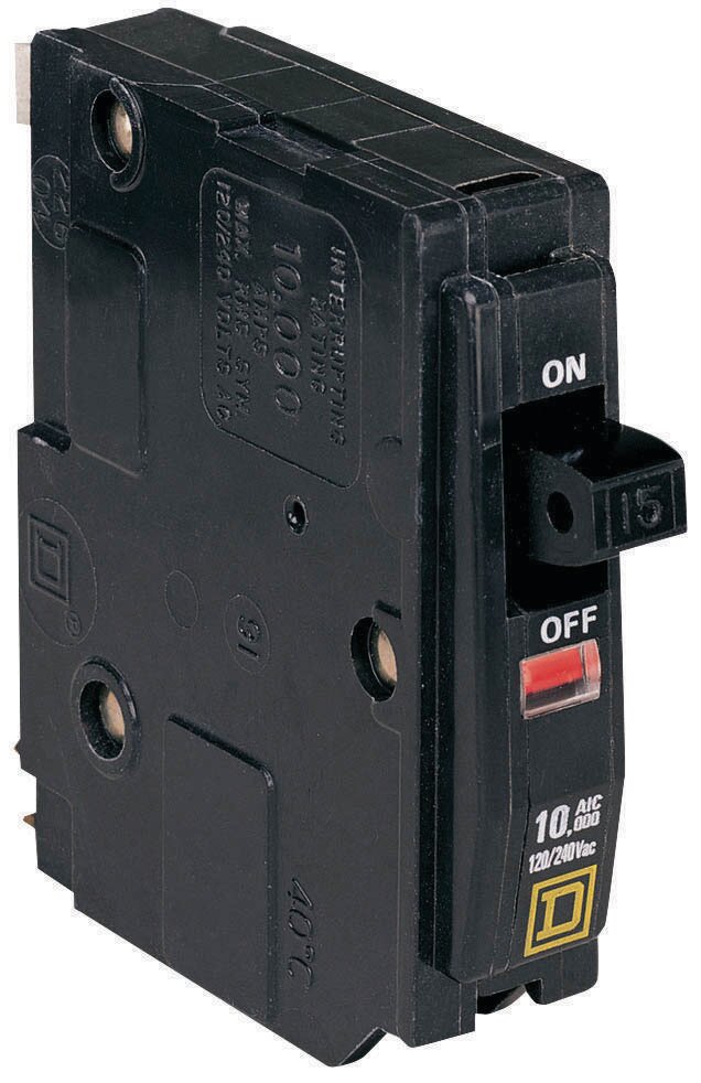15A 1P SQUARE D BREAKER