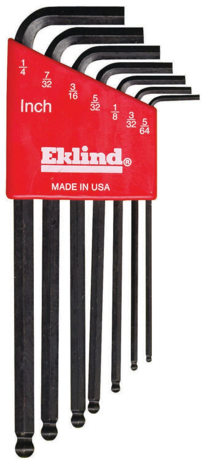 HEX KEY SET 7PC SAE BALL ARM