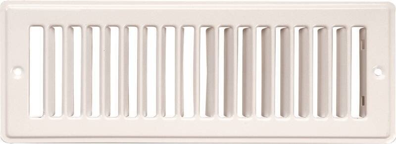 4" X 10" Toespace Grille White